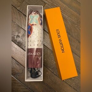 LV Colorful Patterned Umbrella, New in Box
